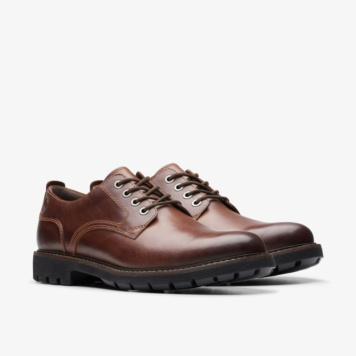 Batcombe Tie Dark Tan Leather - Clarks Men