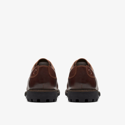 Batcombe Tie Dark Tan Leather - Clarks Men
