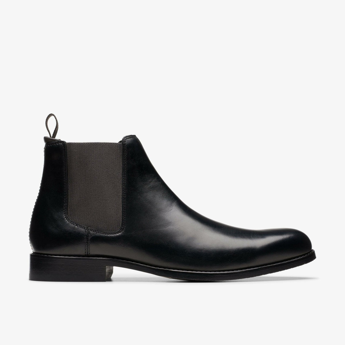 Craft Arlo Top Chelsea Boot Black Leather - Clarks Men