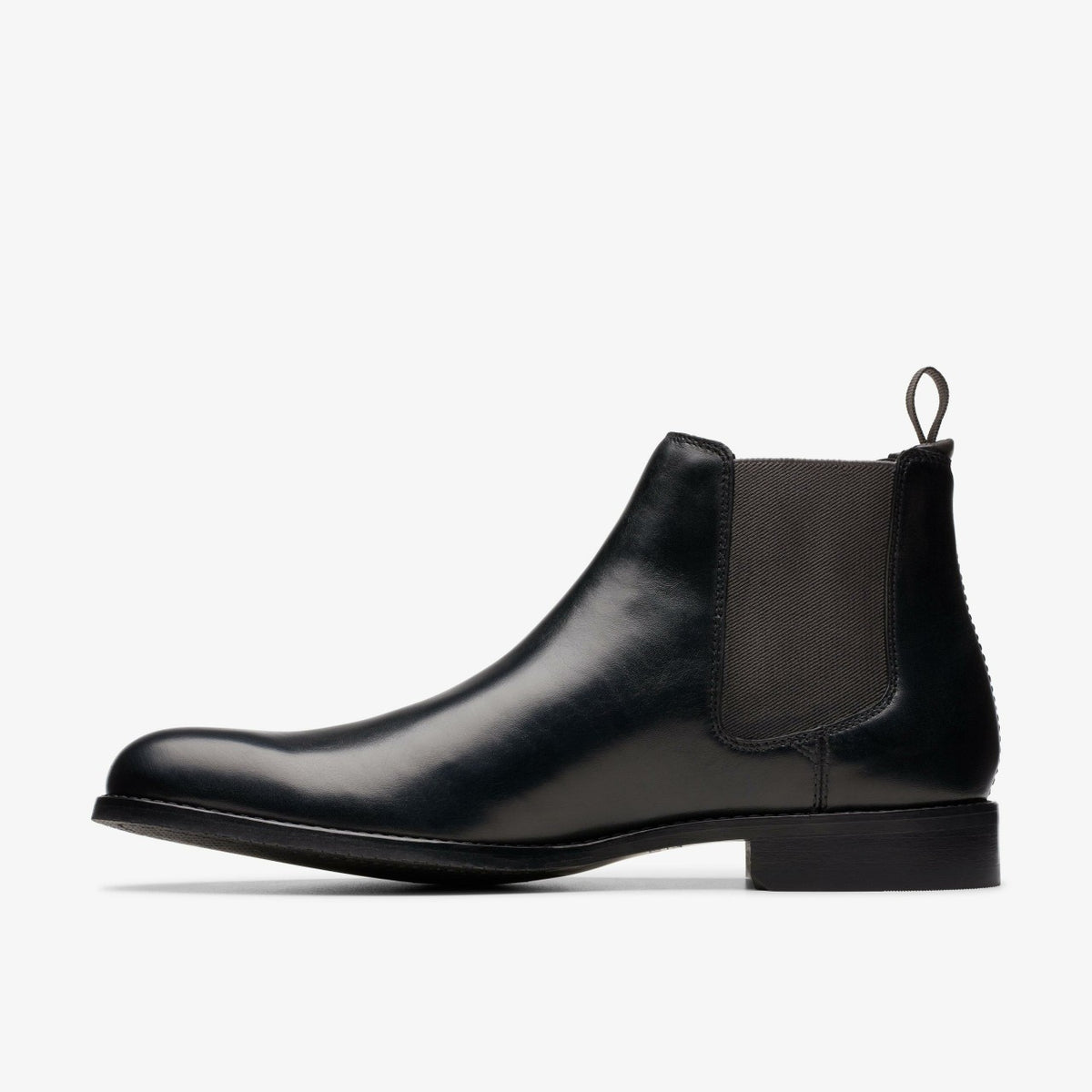 Craft Arlo Top Chelsea Boot Black Leather - Clarks Men