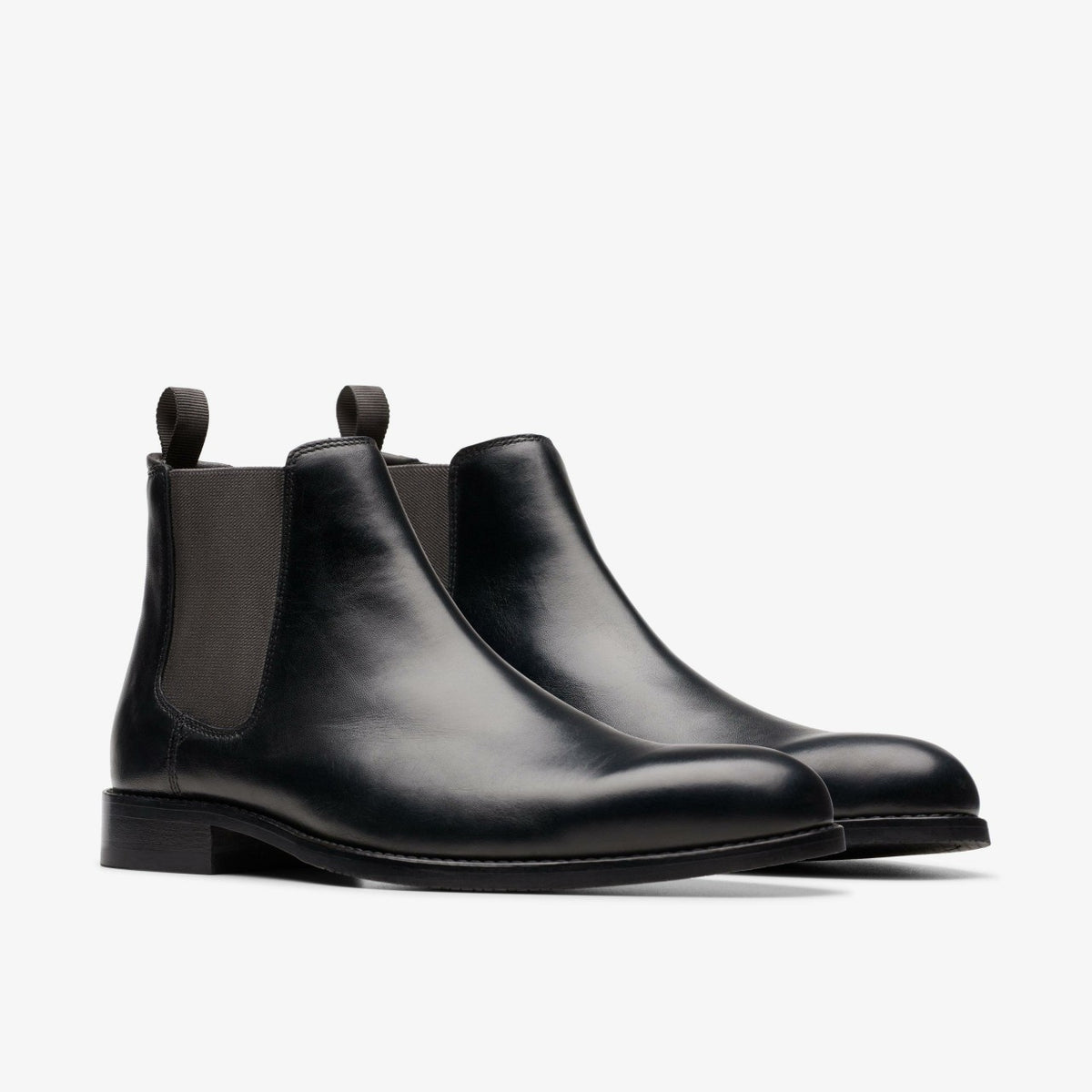 Craft Arlo Top Chelsea Boot Black Leather - Clarks Men