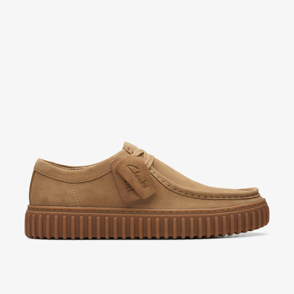 Torhill Lo Dark Sand Suede - Clarks Men