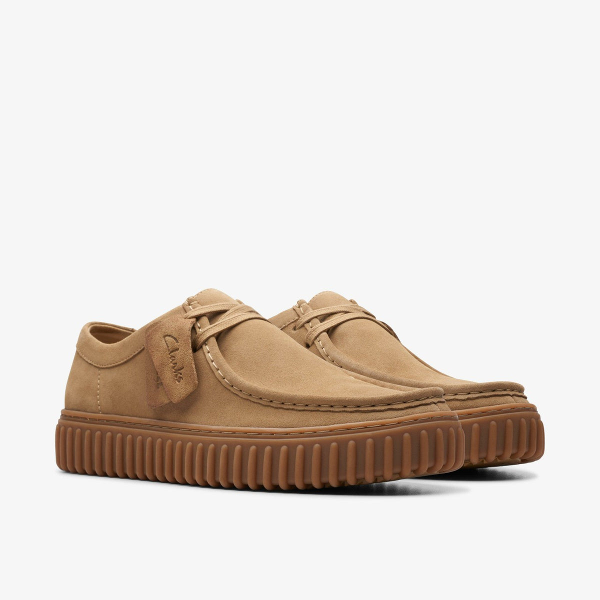Torhill Lo Dark Sand Suede - Clarks Men