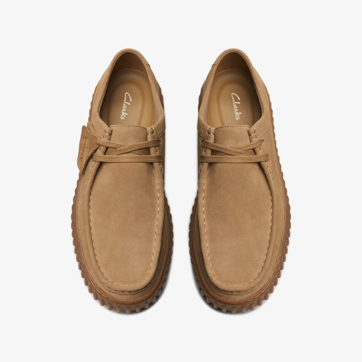 Torhill Lo Dark Sand Suede - Clarks Men