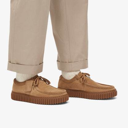 Torhill Lo Dark Sand Suede - Clarks Men