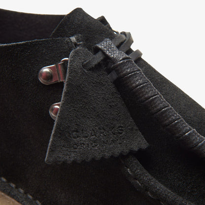 Desert Nomad Black Suede - Clarks Men