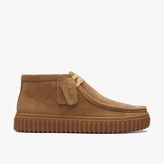 Torhill Hi Dark Sand Suede - Clarks Women|Men