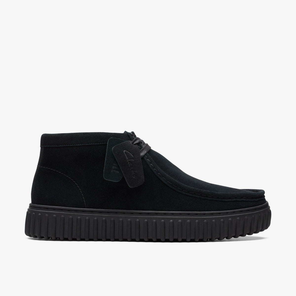 Torhill Hi Black Suede - Clarks Women|Men