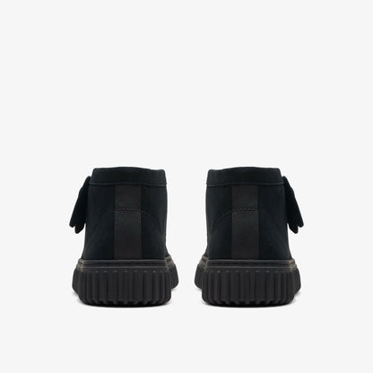 Torhill Hi Black Suede - Clarks Women|Men