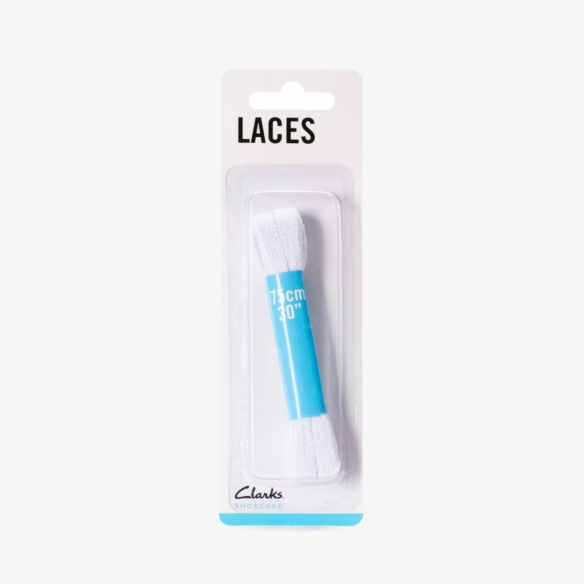 75cm Flat Lace White - Clarks Women|Men