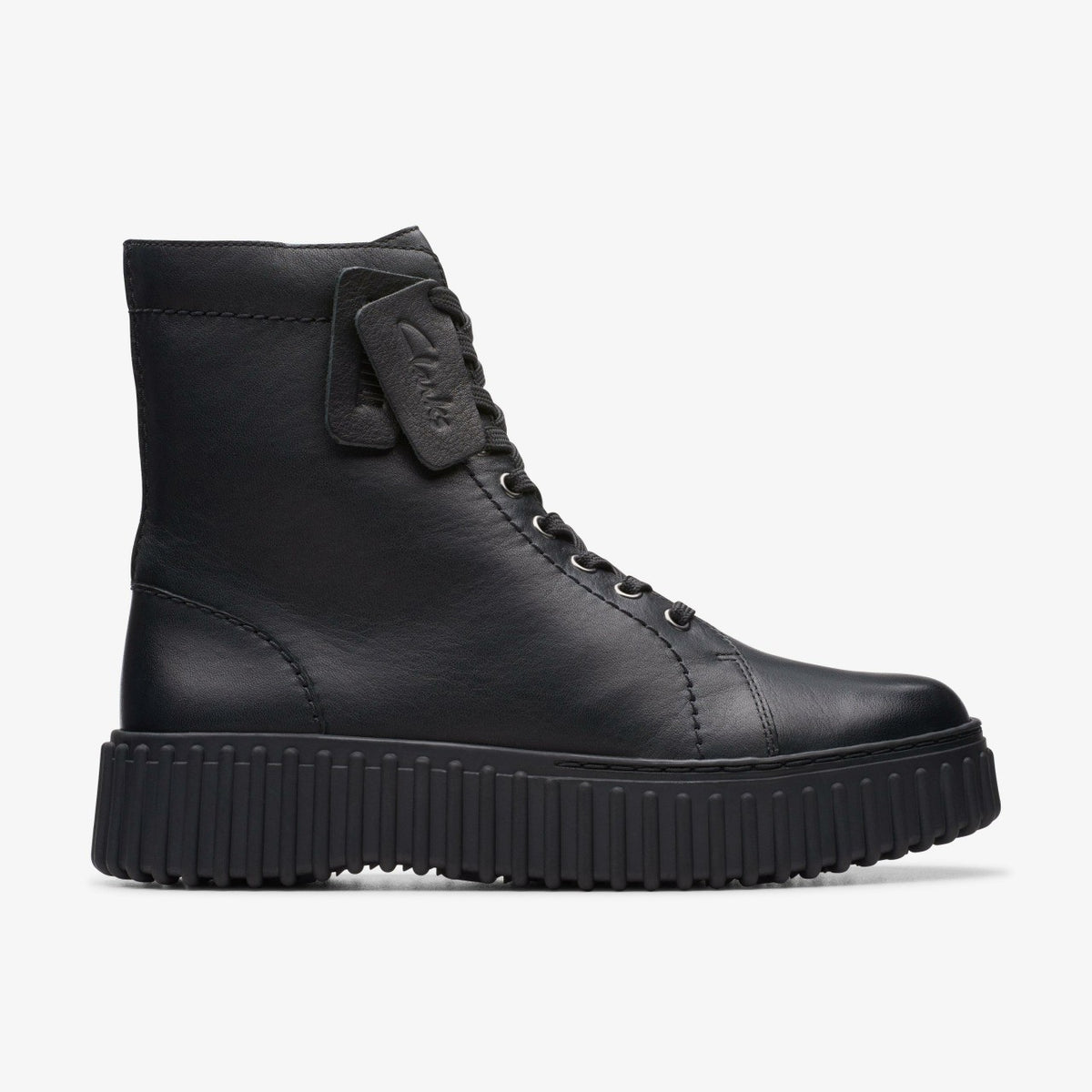 Torhill Rise Ankle Boot Black Leather - Clarks Women
