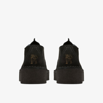 Trek Wedge Black Suede - Clarks Women