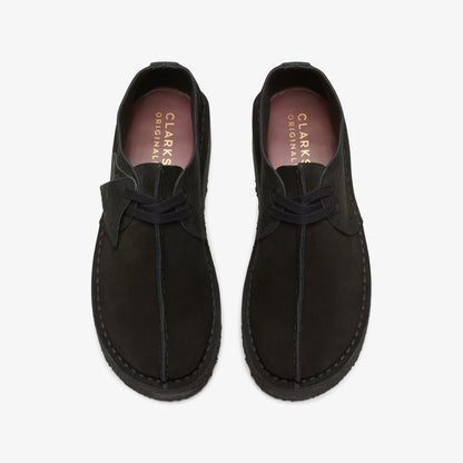 Trek Wedge Black Suede - Clarks Women