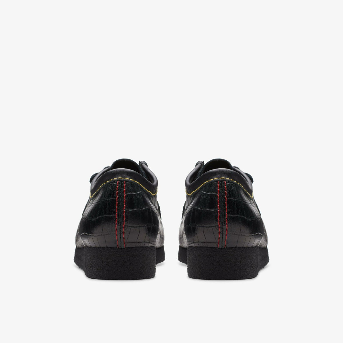 Wallabee Black Crocodile - Clarks Men