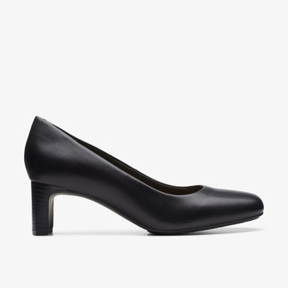 Kyndall Iris Black Leather - Clarks Women