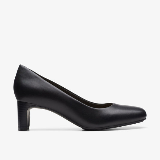 Kyndall Iris Black Leather - Clarks Women