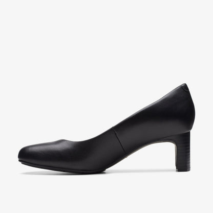 Kyndall Iris Black Leather - Clarks Women