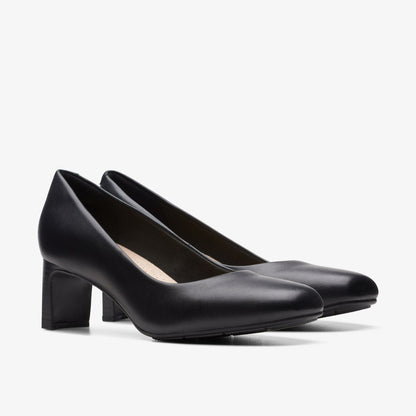 Kyndall Iris Black Leather - Clarks Women