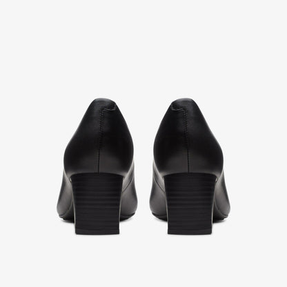 Kyndall Iris Black Leather - Clarks Women