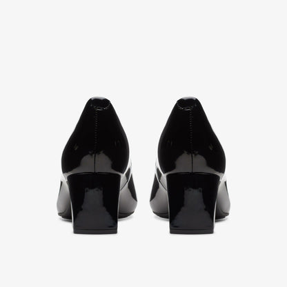 Kyndall Iris Black Patent - Clarks Women