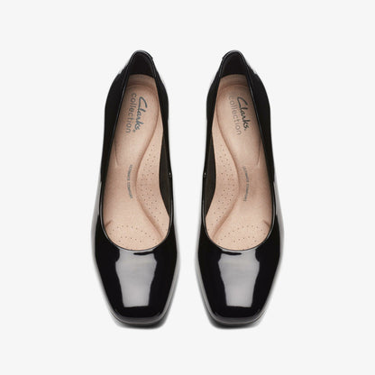 Kyndall Iris Black Patent - Clarks Women