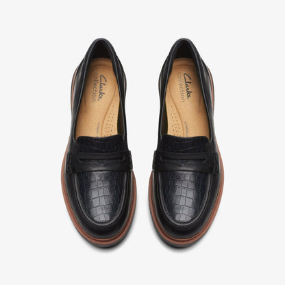 Westlynn Ayla Black Leather - Clarks Women