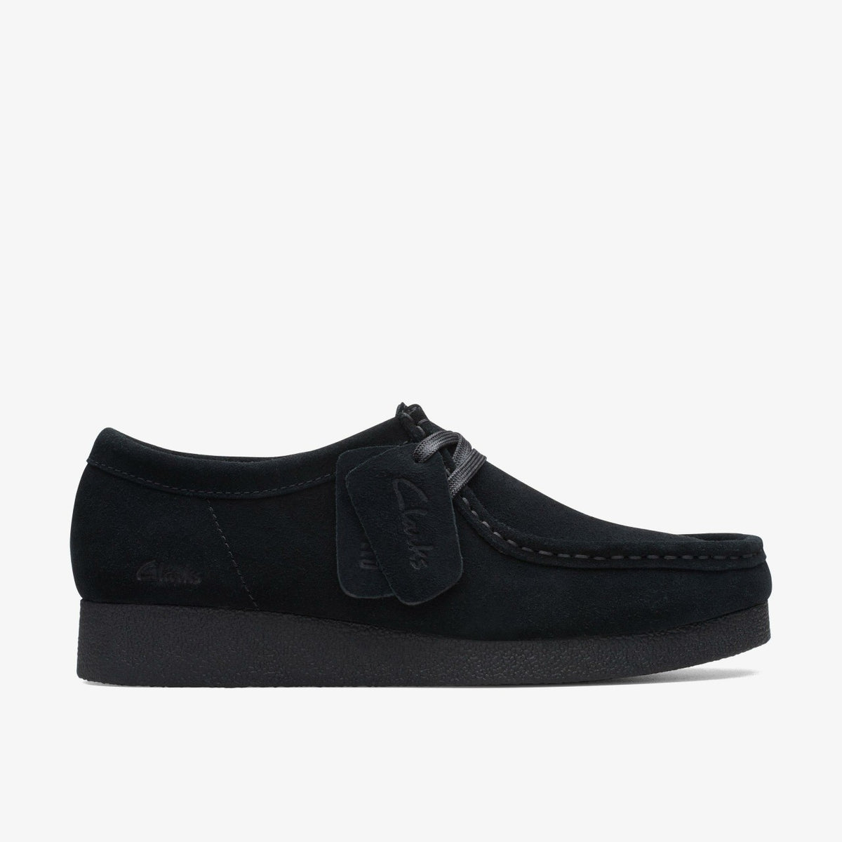 Wallabee EVO Shoe Black Suede - Clarks Women