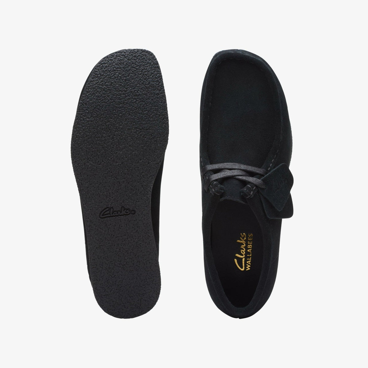 Wallabee EVO Shoe Black Suede - Clarks Women