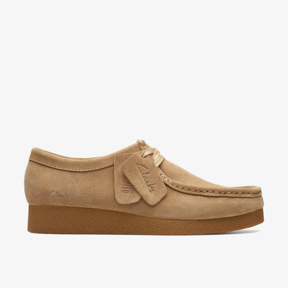Wallabee EVO Shoe Dark Sand Suede - Clarks Women