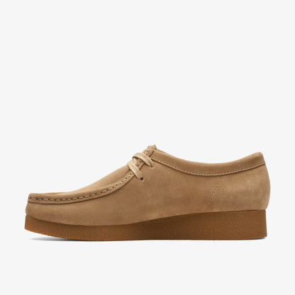 Wallabee EVO Shoe Dark Sand Suede - Clarks Women
