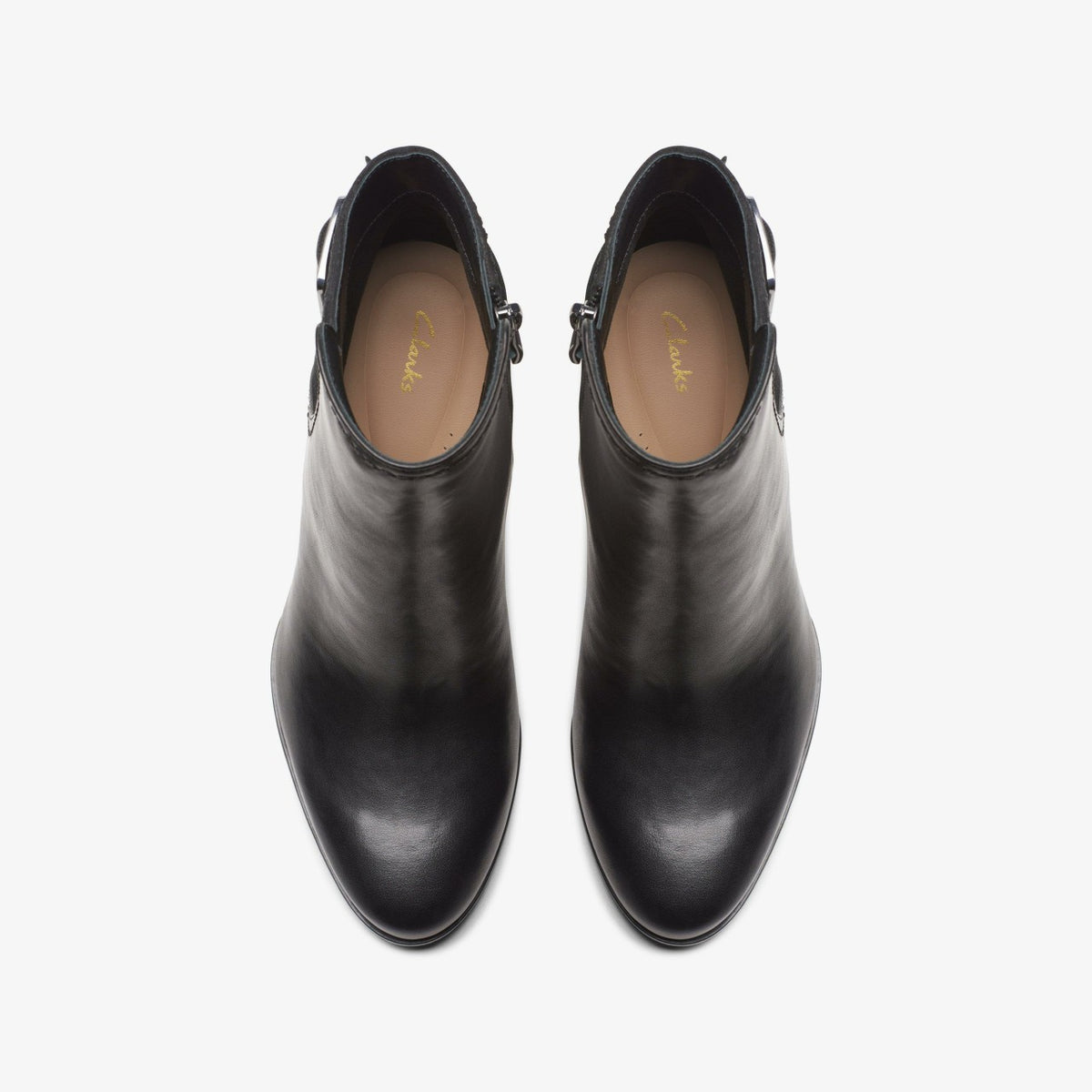Freva 85 Buckle Black Leather - Clarks Women