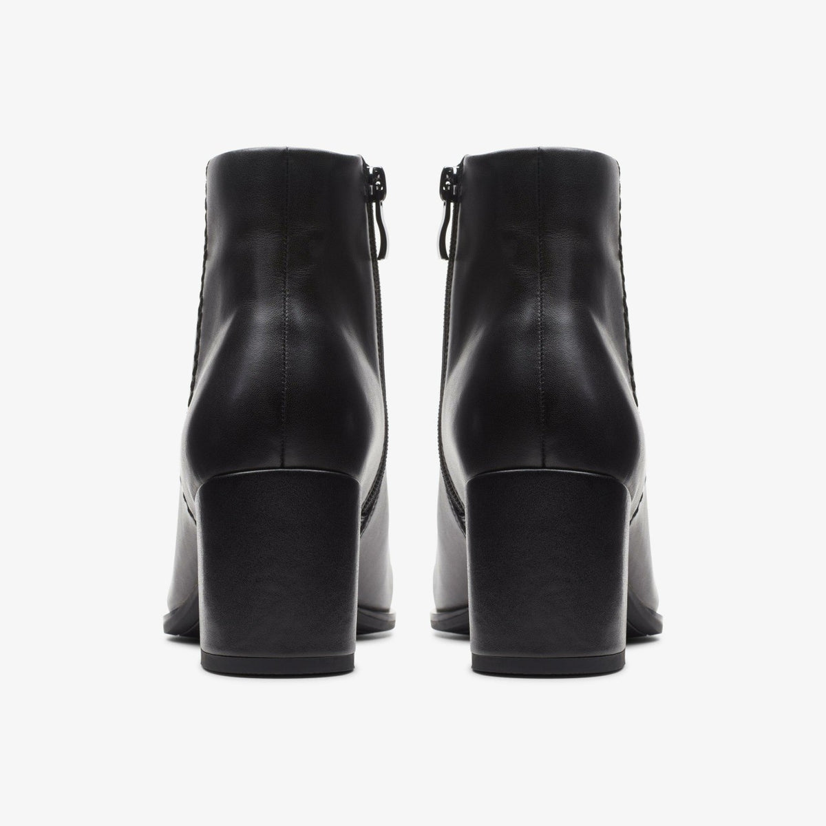 Freva 55 Zip Ankle Boot Black Leather - Clarks Women