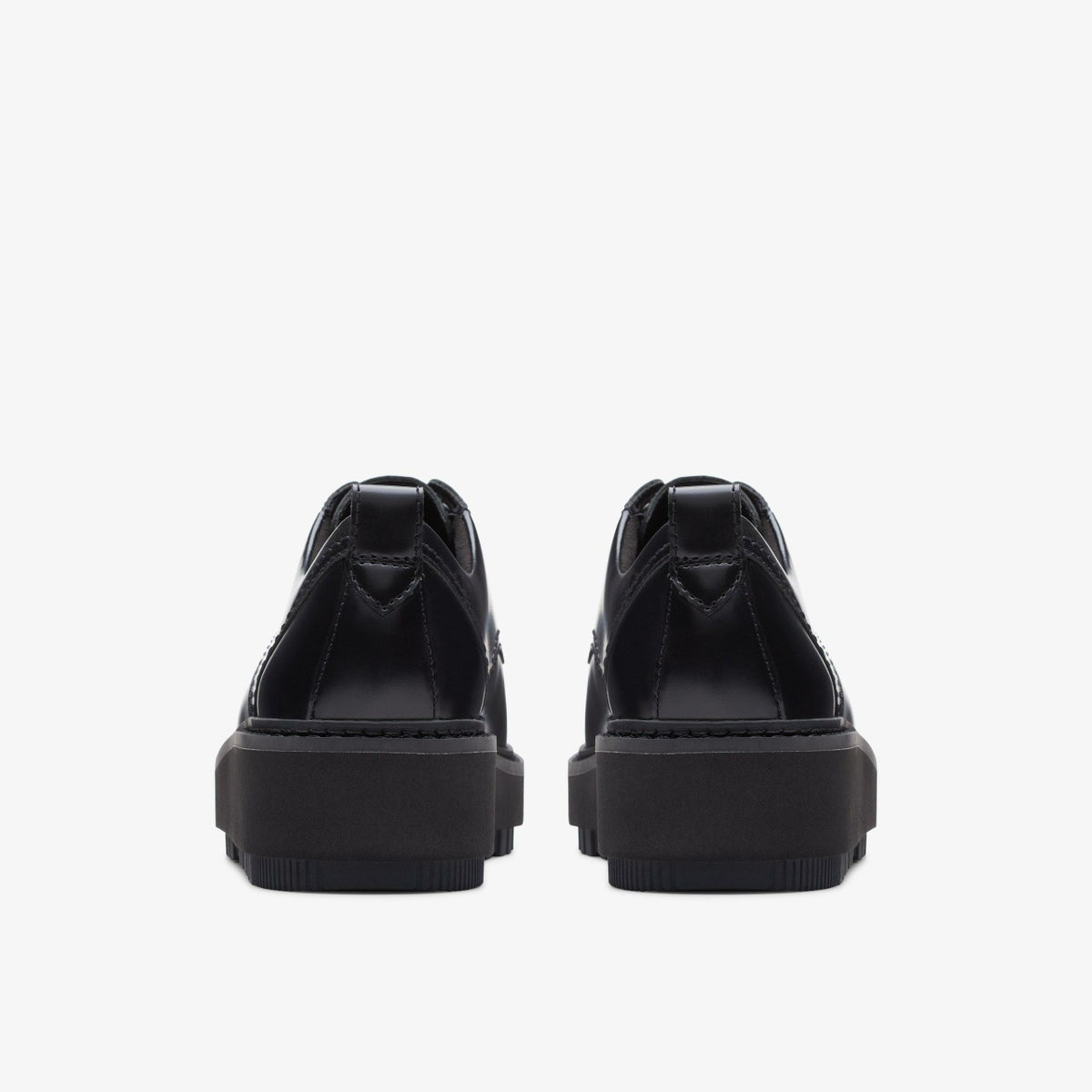 Orianna W Derby Black Leather - Clarks Women