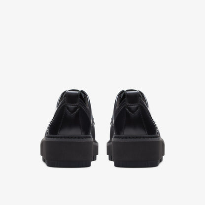 Orianna W Derby Black Leather - Clarks Women