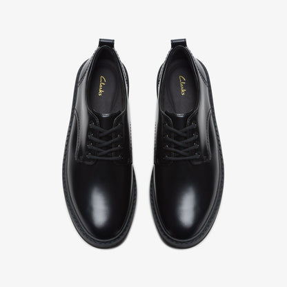 Orianna W Derby Black Leather - Clarks Women