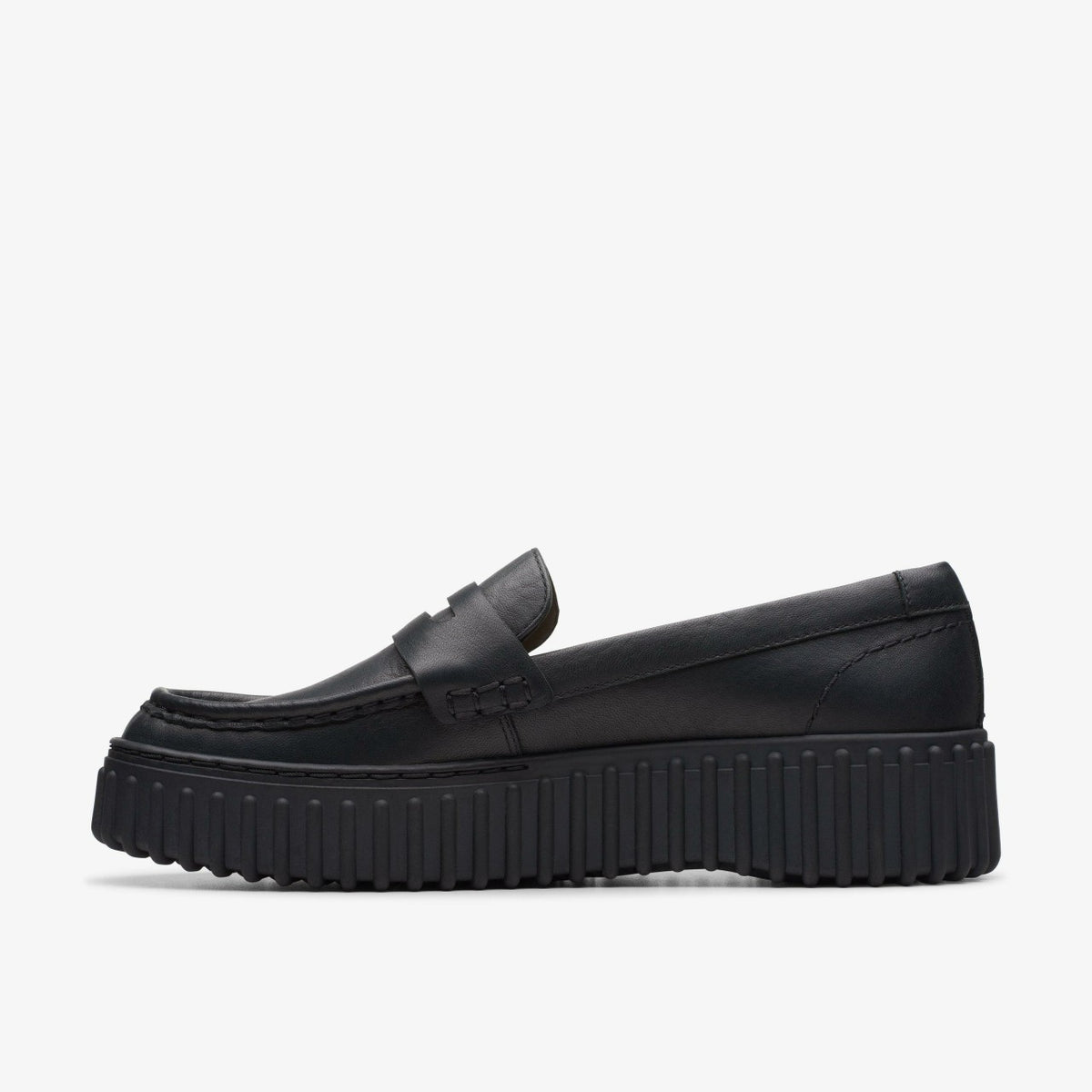 Torhill Penny Loafer Black Leather - Clarks Women