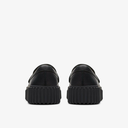 Torhill Penny Loafer Black Leather - Clarks Women