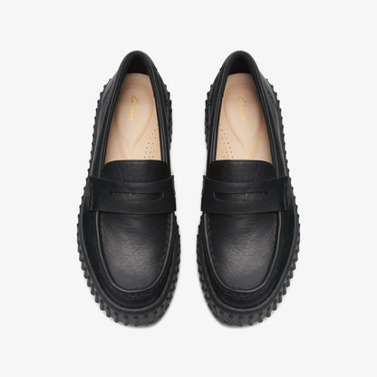 Torhill Penny Loafer Black Leather - Clarks Women