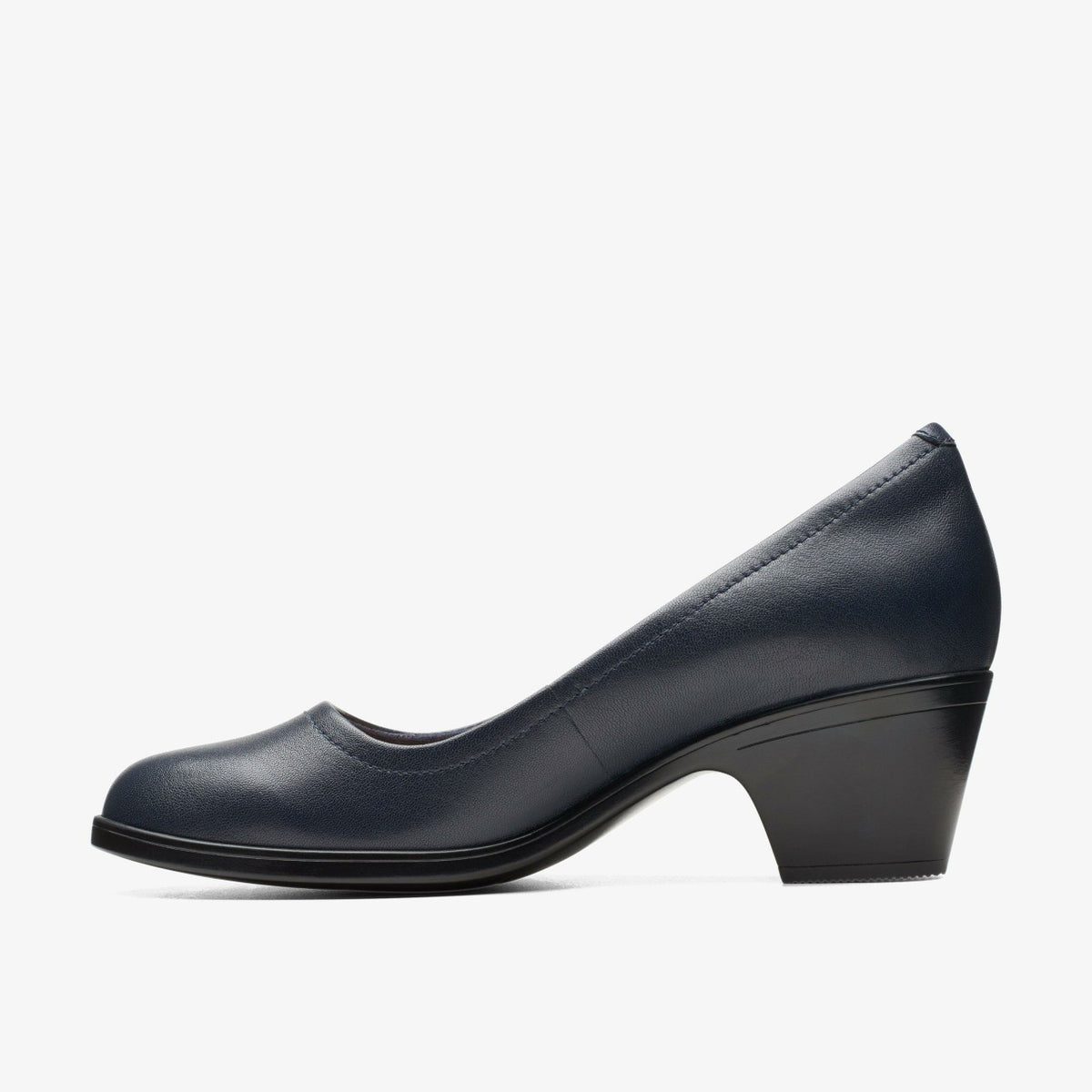 Emily2 Ruby Navy Leather - Clarks Women