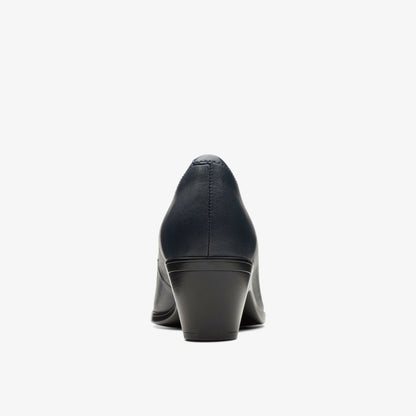 Emily2 Ruby Navy Leather - Clarks Women