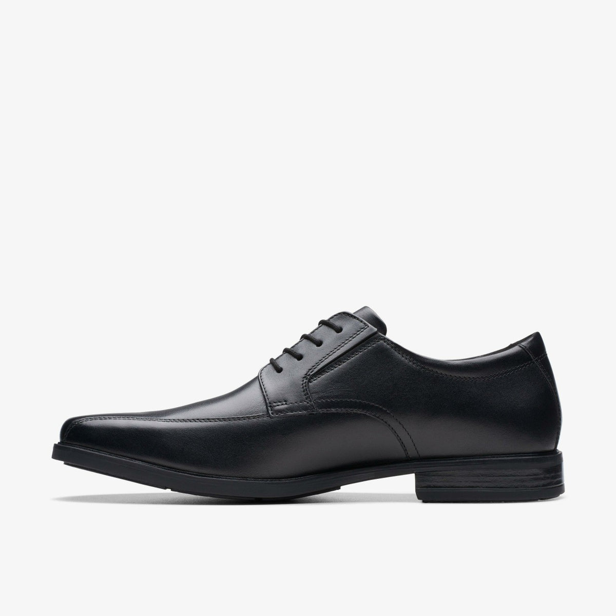 Howard Over Black Leather - Clarks Men