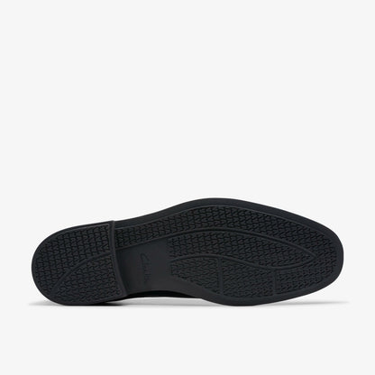 Howard Over Black Leather - Clarks Men