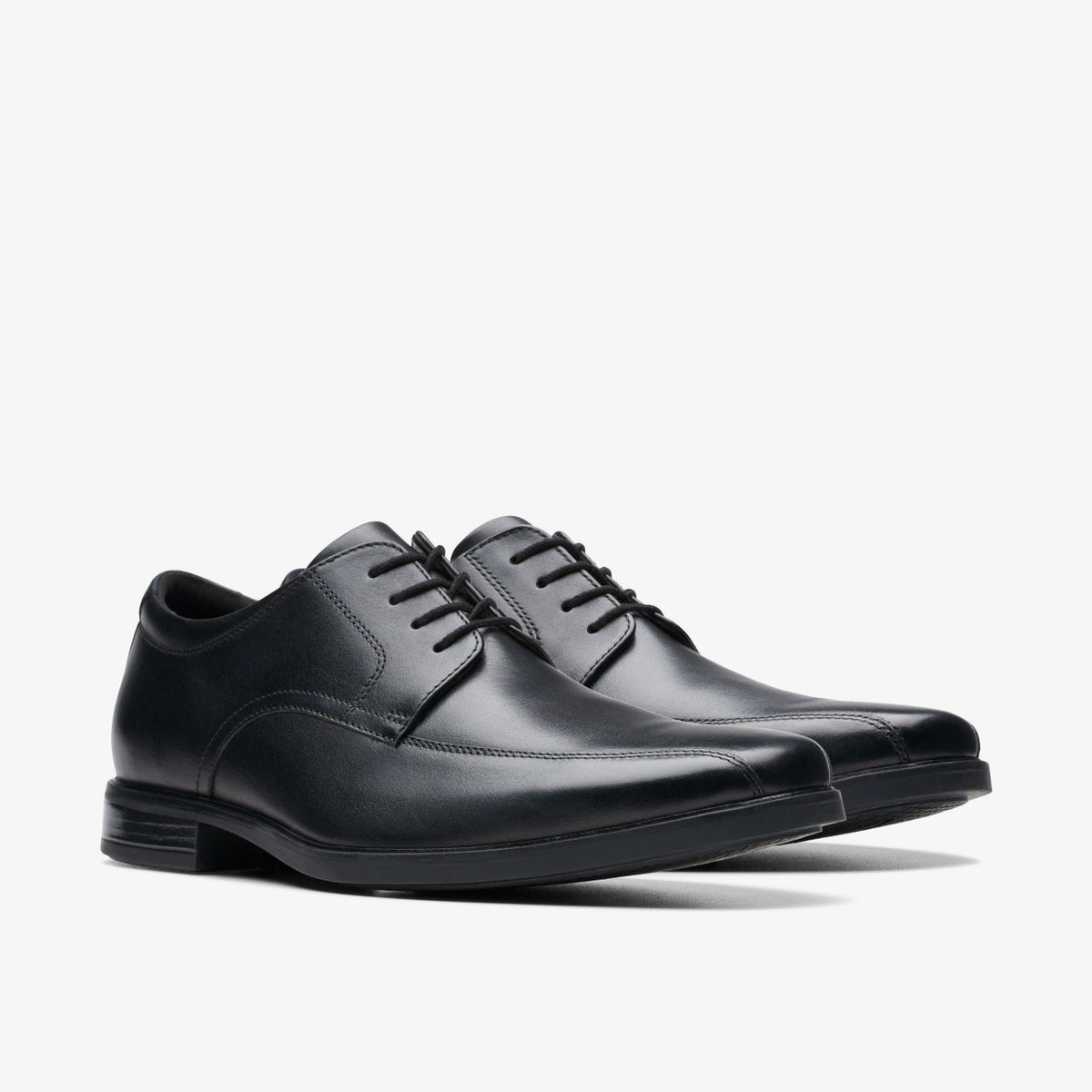 Howard Over Black Leather - Clarks Men