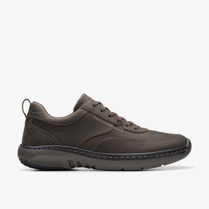 Clarks Pro Lace Dark Brown Tumbled - Clarks Men