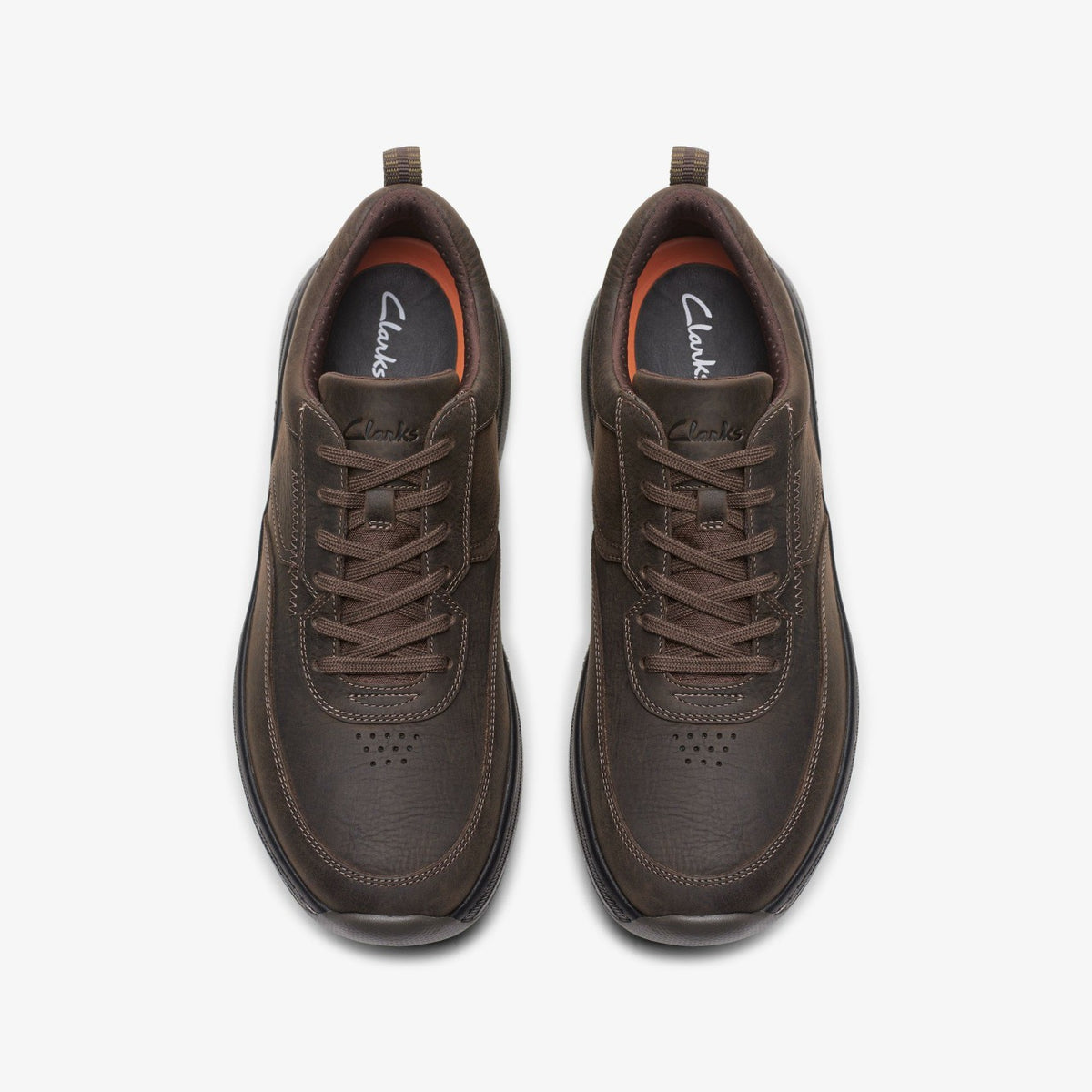 Clarks Pro Lace Dark Brown Tumbled - Clarks Men