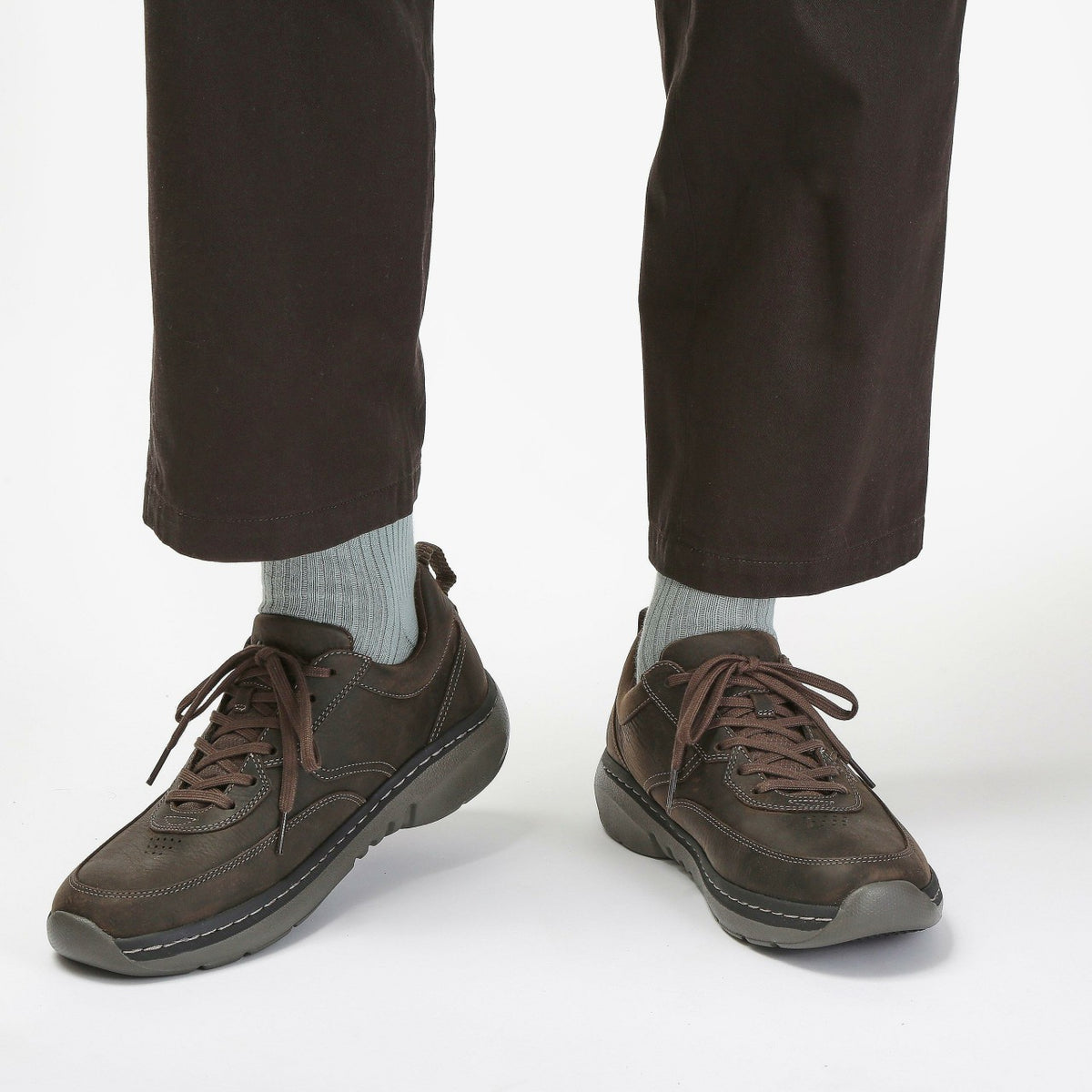 Clarks Pro Lace Dark Brown Tumbled - Clarks Men