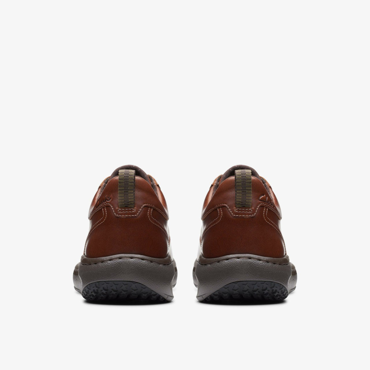Clarks Pro Lace Dark Tan Leather - Clarks Men