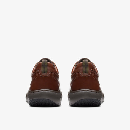 Clarks Pro Lace Dark Tan Leather - Clarks Men