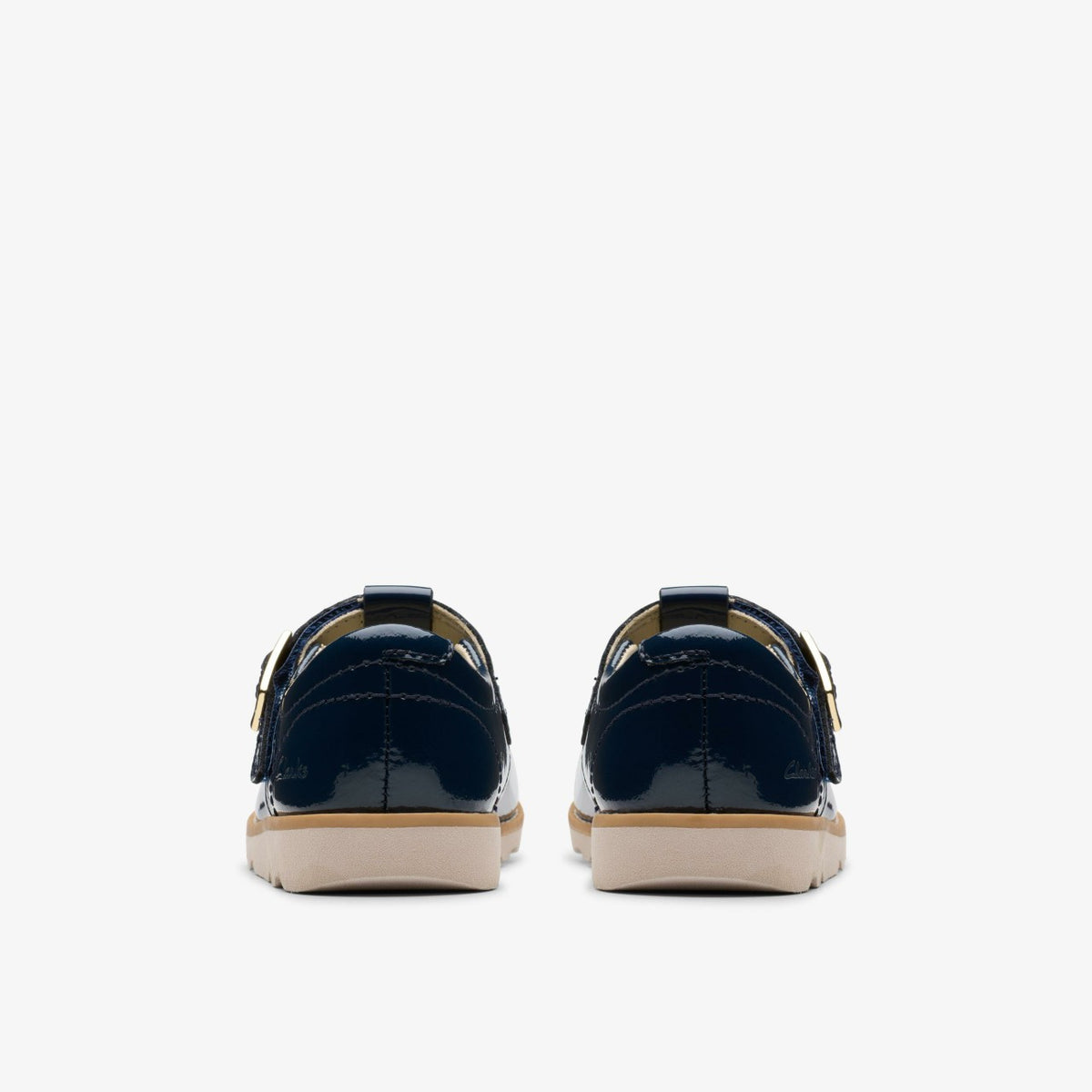 Crown Print Toddler Navy Patent - Clarks Babies|Kids