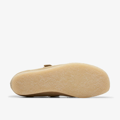 Wallabee T Bar Maple Suede - Clarks Women